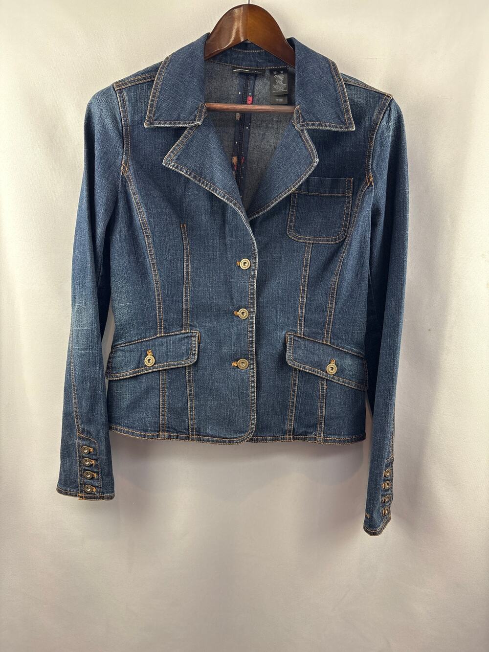 Women’s DKNY Jeans XL Blue Medium Wash Denim Jacket